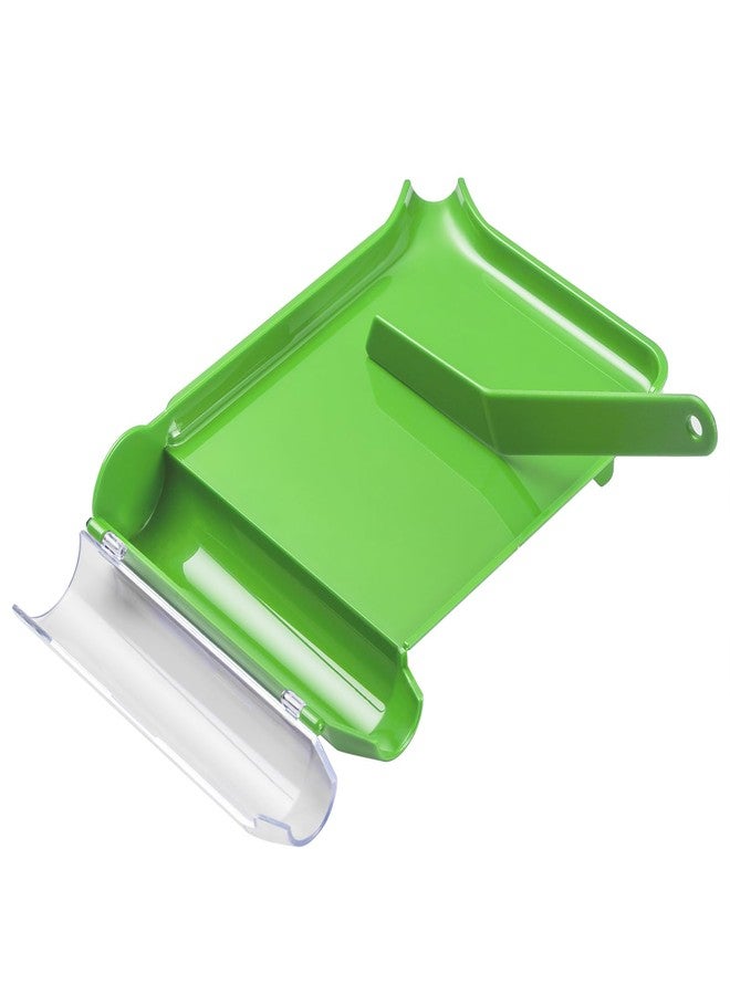 Medarchitect Right Hand Pill Counting Tray with Spatula (Light Green - L Shape) - Image 1